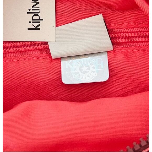 Kipling Alvar Crossbody Bag Purse Flaring Rust Red Monkey Lightweight - Picture 3 of 4